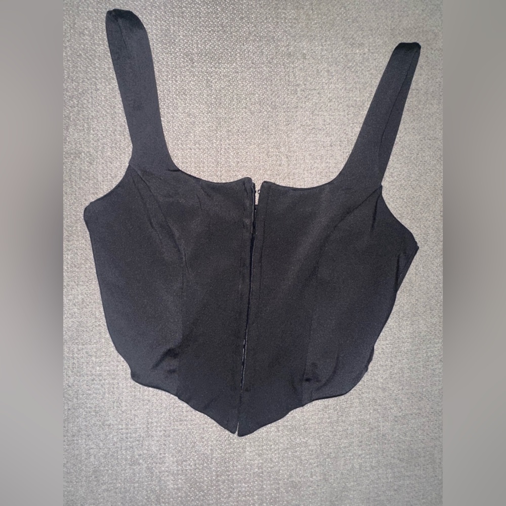 Black Corset Style Top